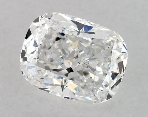 This 0.9 carat cushion modified diamond D color VS1 clarity has Good proportions and a diamond grading report from GIA
